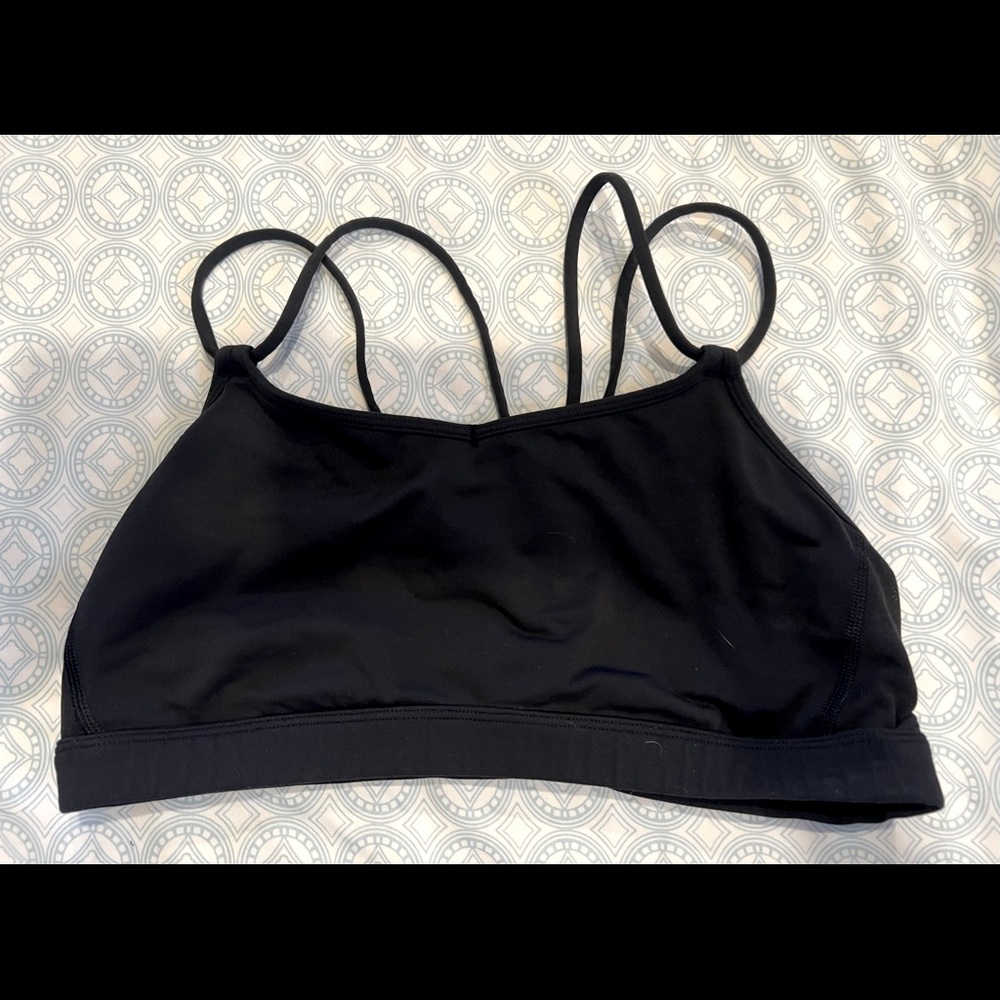 Lululemon Strappy Black Bra size 8
